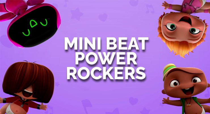 Cotillón Mini Beat Power Rockers